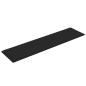 Preview: Wandkopfteilen 12 Stk. 60 x 15 cm Schwarz Stoff