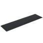Preview: Wandkopfteilen 12 Stk. 60 x 15 cm Schwarz Stoff