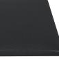 Preview: Wandkopfteilen 12 Stk. 60 x 15 cm Schwarz Stoff