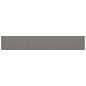 Preview: Wandkopfteilen 12 Stk. 90 x 15 cm Hellgrau Stoff