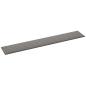 Preview: Wandkopfteilen 12 Stk. 90 x 15 cm Hellgrau Stoff