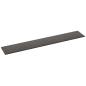 Preview: Wandkopfteilen 12 Stk. 90 x 15 cm Dunkelgrau Stoff