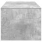 Preview: Couchtisch Beton Grau 100 x 50 x 40 cm Holzwerkstoff