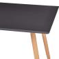 Preview: Esstisch Grau und Eichefarben 120×60×74 cm MDF