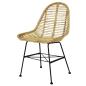 Preview: Esszimmerstühle 6 Stk. Rattan Natur