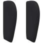 Preview: Kopfteil Ohr Schwarz 40 x 23 x 6 cm PVC