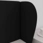Preview: Kopfteil Ohr Schwarz 40 x 23 x 6 cm PVC