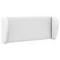 Preview: Kopfteil Ohr Weiß 40 x 23 x 6 cm PVC