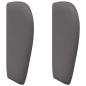 Preview: Kopfteil Ohr Dunkelgrau 40 x 23 x 6 cm PVC