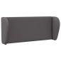 Preview: Kopfteil Ohr Dunkelgrau 40 x 23 x 6 cm PVC