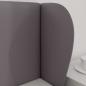 Preview: Kopfteil Ohr Dunkelgrau 40 x 23 x 6 cm PVC