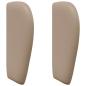 Preview: Kopfteil Ohr Hellbraun 40 x 23 x 6 cm PVC