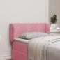 Preview: ARDEBO.de - Kopfteil Ohr Rosa 40 x 23 x 6 cm Samt