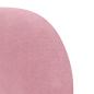 Preview: Kopfteil Ohr Rosa 40 x 23 x 6 cm Samt