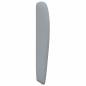 Preview: Kopfteil Ohr Hellgrau 80 x 23 x 6 cm Stoff