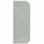 Preview: Kopfteil Ohr Hellgrau 40,5 x 40,5 x 4 cm Samt