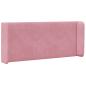 Preview: Kopfteil Ohr Rosa 40,5 x 40,5 x 4 cm Samt