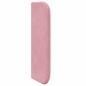 Preview: Kopfteil Ohr Rosa 40,5 x 40,5 x 4 cm Samt