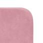 Preview: Kopfteil Ohr Rosa 40,5 x 40,5 x 4 cm Samt