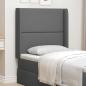 Preview: ARDEBO.de - Kopfteil Ohr Grau 80 x 16 x 4 cm Stoff