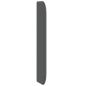 Preview: Kopfteil Ohr Grau 80 x 16 x 4 cm Stoff