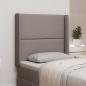 Preview: ARDEBO.de - Kopfteil Ohr Taupe 80 x 16 x 4 cm Stoff