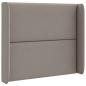 Preview: Kopfteil Ohr Taupe 80 x 16 x 4 cm Stoff