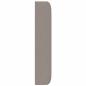 Preview: Kopfteil Ohr Taupe 80 x 16 x 4 cm Stoff