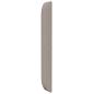 Preview: Kopfteil Ohr Taupe 80 x 16 x 4 cm Stoff