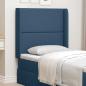 Preview: ARDEBO.de - Kopfteil Ohr Blau 80 x 16 x 4 cm Stoff
