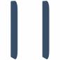 Preview: Kopfteil Ohr Blau 80 x 16 x 4 cm Stoff