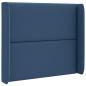 Preview: Kopfteil Ohr Blau 80 x 16 x 4 cm Stoff