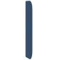 Preview: Kopfteil Ohr Blau 80 x 16 x 4 cm Stoff