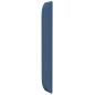 Preview: Kopfteil Ohr Blau 80 x 16 x 4 cm Stoff