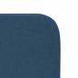 Preview: Kopfteil Ohr Blau 80 x 16 x 4 cm Stoff