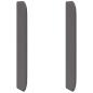 Preview: Kopfteil Ohr Grau 80 x 16 x 4 cm PVC
