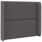 Preview: Kopfteil Ohr Grau 80 x 16 x 4 cm PVC