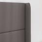 Preview: Kopfteil Ohr Grau 80 x 16 x 4 cm PVC