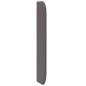 Preview: Kopfteil Ohr Grau 80 x 16 x 4 cm PVC