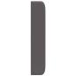 Preview: Kopfteil Ohr Grau 80 x 16 x 4 cm PVC