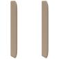 Preview: Kopfteil Ohr Braun 80 x 16 x 4 cm PVC