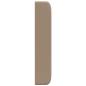 Preview: Kopfteil Ohr Braun 80 x 16 x 4 cm PVC