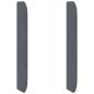 Preview: Kopfteil Ohr Grau 80 x 16 x 4 cm Samt