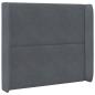 Preview: Kopfteil Ohr Grau 80 x 16 x 4 cm Samt