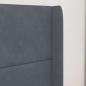 Preview: Kopfteil Ohr Grau 80 x 16 x 4 cm Samt