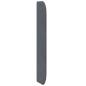 Preview: Kopfteil Ohr Grau 80 x 16 x 4 cm Samt