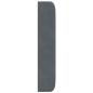 Preview: Kopfteil Ohr Grau 80 x 16 x 4 cm Samt