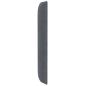 Preview: Kopfteil Ohr Grau 80 x 16 x 4 cm Samt