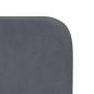 Preview: Kopfteil Ohr Grau 80 x 16 x 4 cm Samt