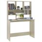 Preview: Schreibtisch mit Regalen Sonoma-Eiche 110x45x157 cm
